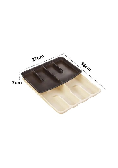 Reis Home Moonstar Çekmece Içi Kaşıklık 9 Gözlü Çift Katlı Çatal Bıçak Organızer 34 x 27 CM