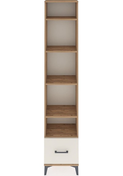 Arges Dolap 5 Raflı Tek Çekmeceli 44x30x221 Çam-aytaşı Çam