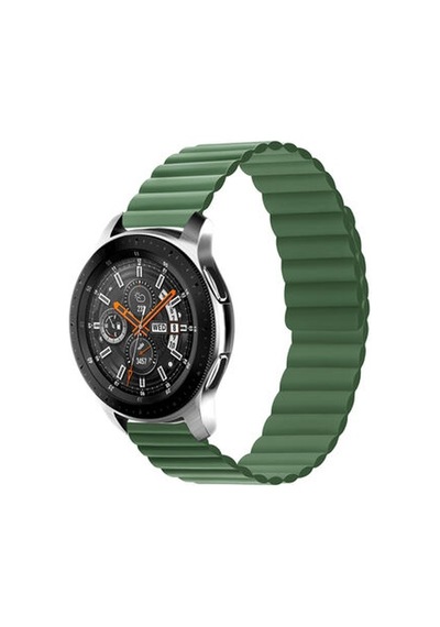 Samsung Galaxy Uyumlu Watch Active 2 44mm Krd-52 Kordon - Gri-turuncu