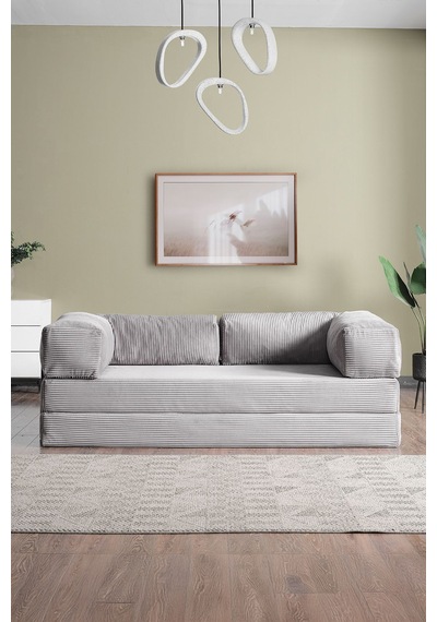 Lounge Aktivite Koltuğu Çok Amaçlı Koltuk Yatak Gri Gri