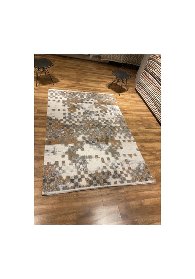 Aster 05c Gold-gri Halı Çok Renkli