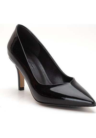 Dilimler Ayakkabı Büyük Beden Kadın Stiletto İnce Topuklu Ayakkabı Siyah Rugan V Yüzlü-4287 Siyah Dilimler Ayakkabı Büyük Beden Kadın Stiletto İnce Topuklu Ayakkabı Siyah Rugan V Yüzlü-4287 Siyah