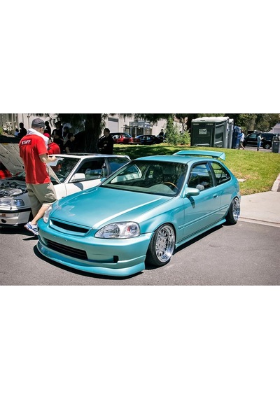 Honda Civic İes Cs Ön Ek Karlık Plastik Mat Siyah Makyajlı Kasa 1999 2000 2001 Karlık+bodykit+ek