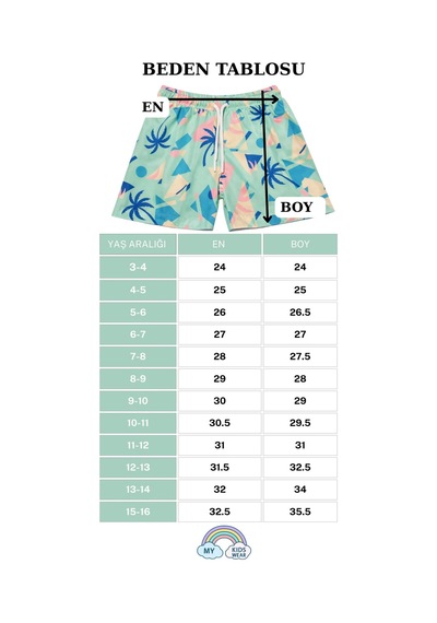 My Kids Wear Erkek Çocuk Degrade Desenli Deniz Şortu 2 Li Set 3-16 Yaş 12422 Beyaz - Mavi My Kids Wear Erkek Çocuk Degrade Desenli Deniz Şortu 2 Li Set 3-16 Yaş 12422 Beyaz - Mavi
