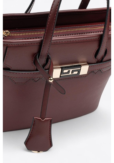 Silver Polo Sp1185 Kadın El Çantası Düz Bordo-bordo