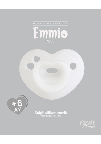 Tgm Baby Ultra Premium Silikon Kalpli Emzik Plus Beyaz - Krem