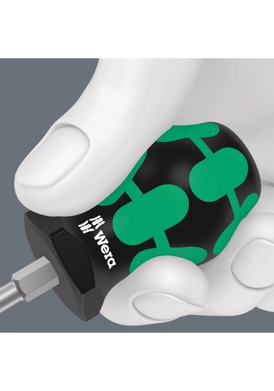Wera 355 Pz Pozidriv Stubby/topaç/karbüratör Tornavidası, Pz 1 X 25 Mm
