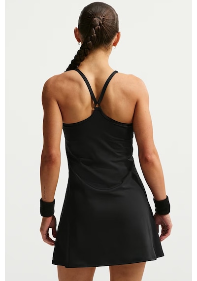 Nike Tennis Court Dri-fit Slim Fit Advantge Tennis Dress Tenis Elbisesi Siyah