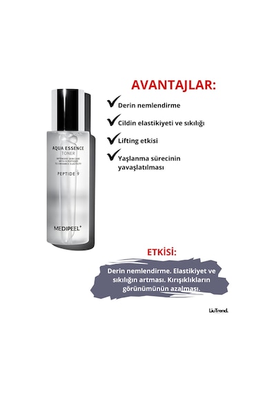 Medipeel Medi-peel Aqua Essence Toner Peptitli Yaşlanma Karşıtı Yüz Toniği M0064