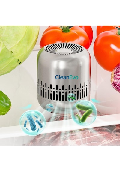 Cleanevo Airguard Pro Koku Giderici, Antibakteriyel Teknoloji, Paslanmaz Çelik, Filtre Gerektirmez, Uzun Ömürlü Bm01