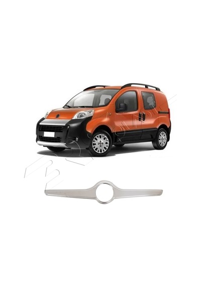 Fiat Fiorino Uyumlu 2008 Ve Üzeri Krom Ön Amblem Çerçevesi Paslanmaz Çelik