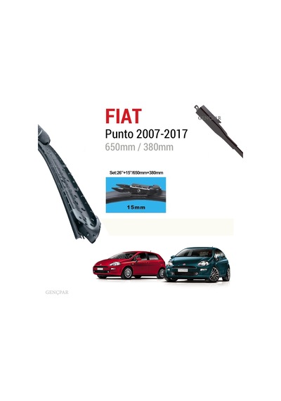 Fiat Punto Silecek Takımı 2007-2017