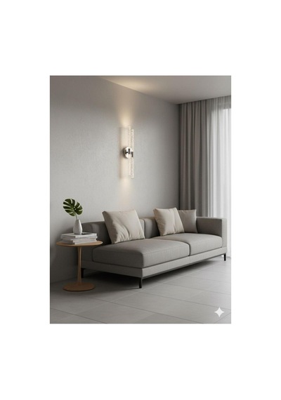Bubbleflux Dubble Large 51 Cm Modern Tasarım Led Aplik - Duvar Lambası - Gümüş - Elektrikli - Günışığı Gümüş Elektrikli