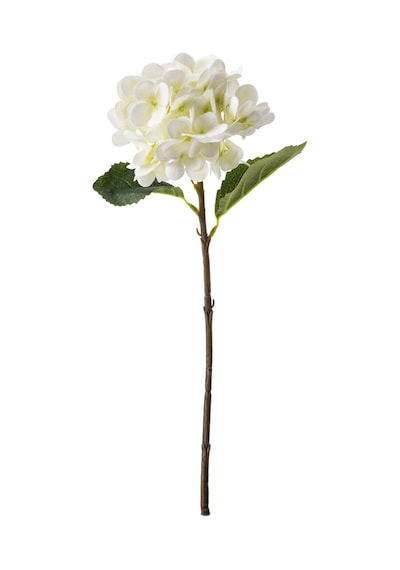 Mudo Home Sıngle Ortanca Çiçek Beyaz 42cm
