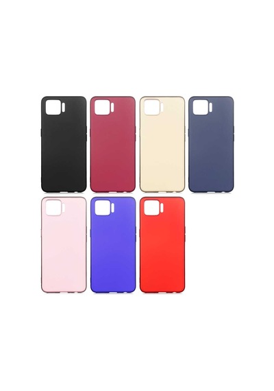 Oppo A73 Kılıf Zore Premier Silikon Kapak Saks Mavi