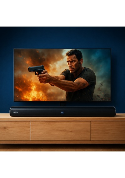 Hepu Hp-tv05 80w Güçlü Bluetooth Soundbar Led Display Aux/usb/tf Hd Arc Kumandalı