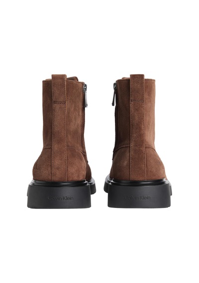 Calvin Klein Combat Ess Lace Up Zıp Boot Su Kahverengi Erkek Bot