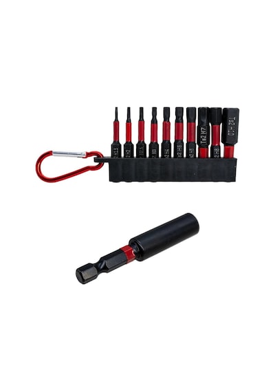 6502 Manyetik Allen Bits Uç Seti 1.5-10mm 11 Parça