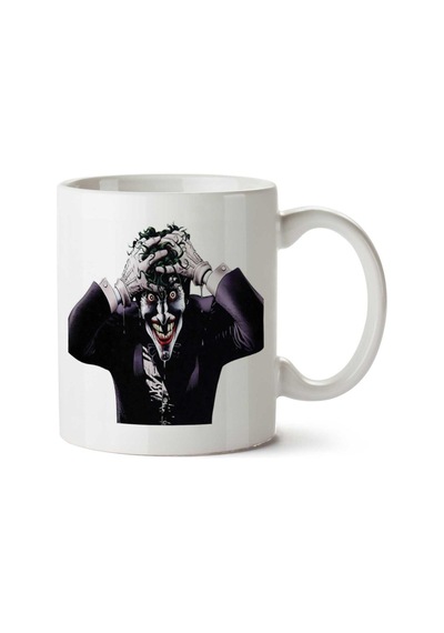 The Joker Ne Yaptın Ben İki Tarafı Baskılı Kupa Bardak Çok Renkli