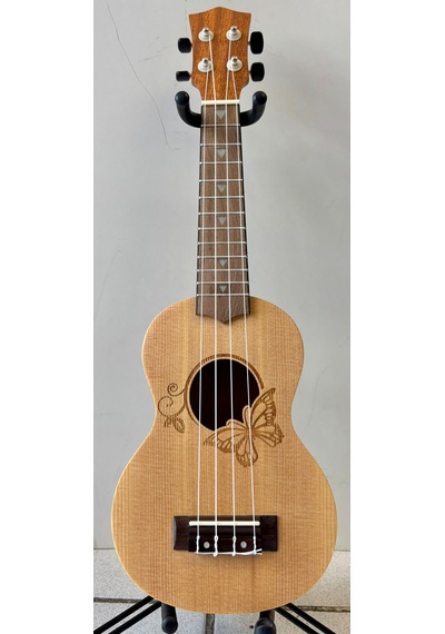 Çiçek Desenli Soprano Ukulele Diğer