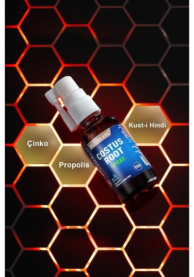 Nutraxin Costus Root Spray 30 Ml - Kusti Hindi Boğaz Spreyi