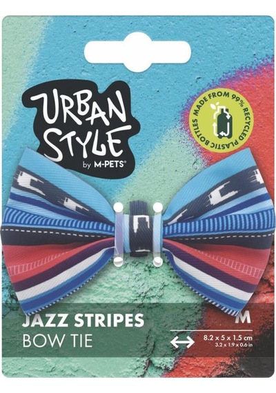 M-pets Urban Style Jazz Stripes Kedi Papyonu M