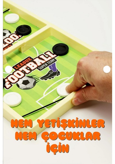Lastik Fırlatmalı Futbol Şut Ve Gol Hızlı Sapan Masa Futbol Oyunu Çocuk Odaklanma Zeka Kutu Oyunu