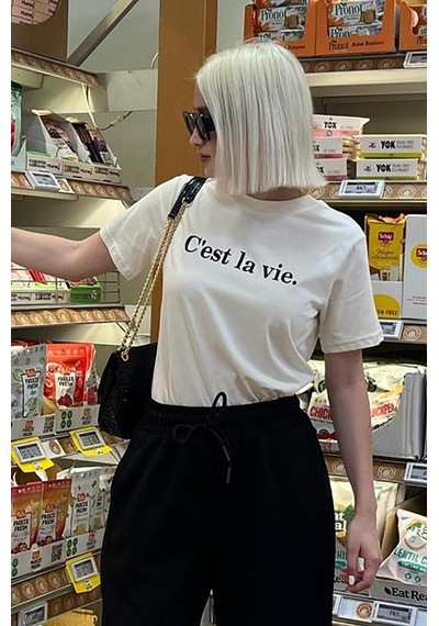 Madmext Siyah Bisiklet Yaka Pamuklu Kısa Kollu Kadın T-shirt Mg2150-siyah Siyah
