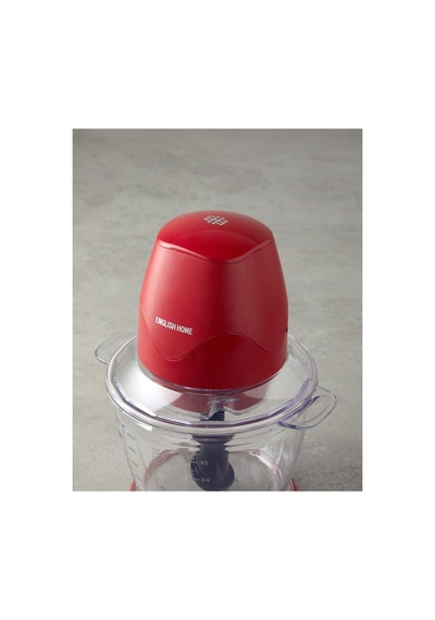 Plastik Doğrayıcı Rondo 500 W Kırmızı Renk Eng Lish Home