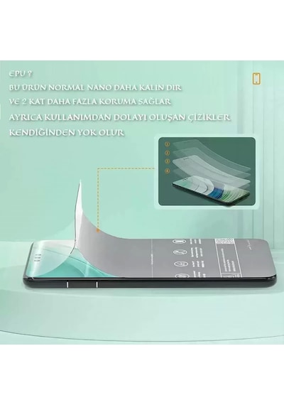 Zte V50 Vita  Nano Ekran Koruyucu Esnek Ultra İnce - Maxxpro - Epu Hd