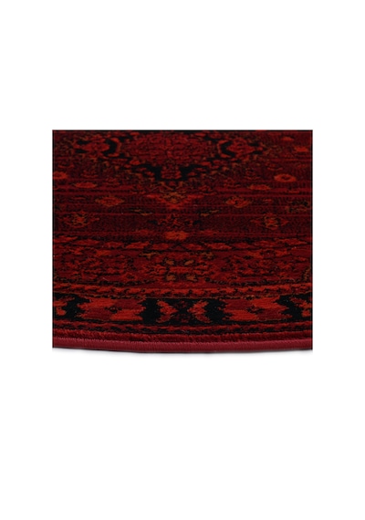 Afgan Türkmen Otantik Desenli Dokuma Bordo Yuvarlak Oturma Odası Salon Mutfak Halısı 2959h Afgan Türkmen Otantik Desenli Dokuma Bordo Yuvarlak Oturma Odası Salon Mutfak Halısı 2959h