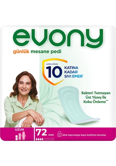 Evony Günlük Mesane Pedi Uzun 3 x 24'lü