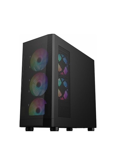 Fd5-m Siyah 600w 80+ Argb 4x12cm Fan Temperli Cam Mesh Usb 3.0 M-atx Kasa