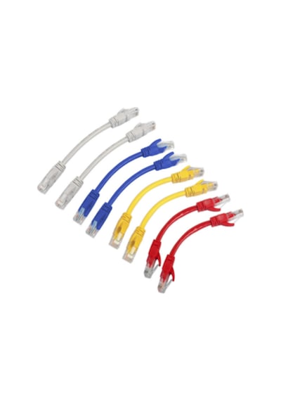 Ager Utp Cat6 0.15m 4x2x28 Lsoh Slim Patch Cord Gri
