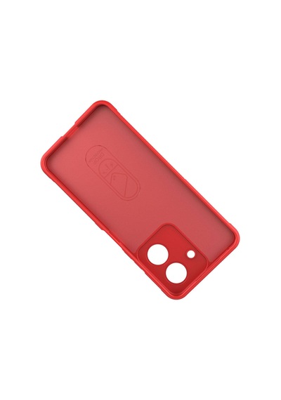 Xiaomi Redmi 13c Kılıf Kamera Korumalı Esnek Silikon Parmak Şeritli Pazarplus Siyah