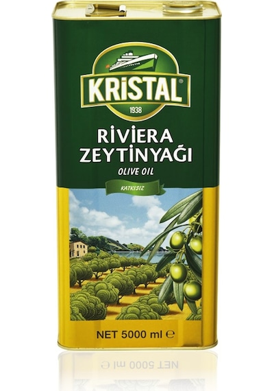 Kristal Riviera Zeytinyağı 5 Litre teneke