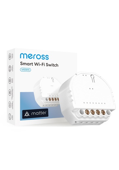 Meross Matter Akıllı Sıva Altı Röle Matter Mss815 Apple Home Destekli .