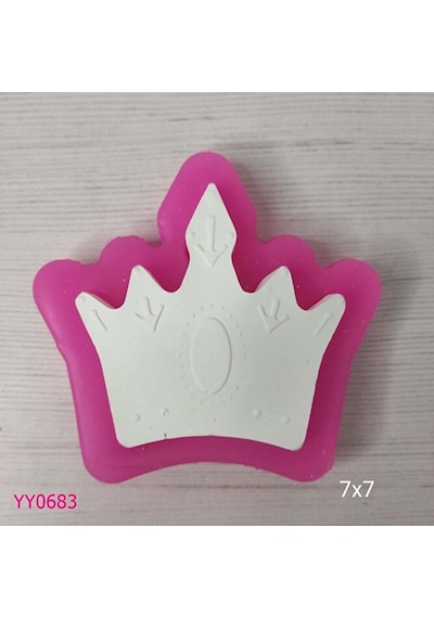 Yy0683 Ok İşaretli Kral Tacı Silikon Kalıp
