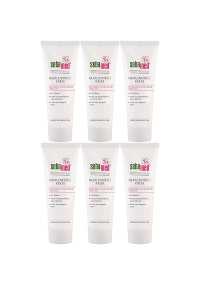 Sebamed Nemlendirici Krem Tüp 50ml Günlük Kullanım 6 Lı Set