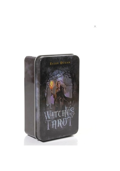 The Witches Tarot Kağıdı Metal Kutulu Tarot Destesi İngilizce