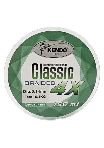Kendo Classic 4x 150mt Apple Green İp Misina 0.14 mm