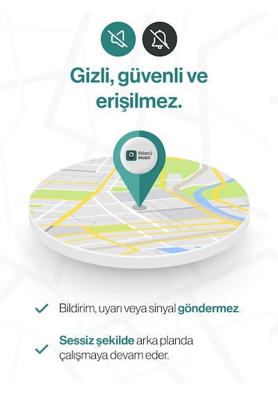 Gözcü Mobil Mini Ios Android Uyumlu Airtag Geçmişe Dönük Konum Gps Araç Motor Çocuk