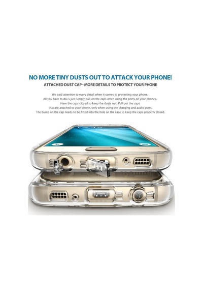 Ringke Mirror Fusion Galaxy S7 Edge İle Uyumlu Aynalı Kılıf Rose Gold