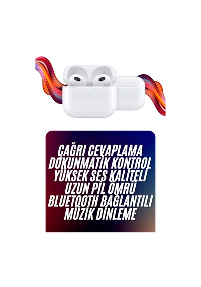 Yeni Nesil Kulak İçi Bluetooth Kulaklık Kablosuz Sesli Asistan 00