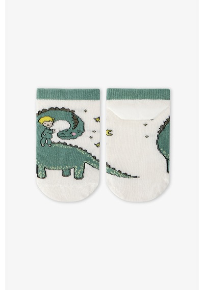 Penti Renkli Erkek Çocuk Sleepasaurus 3'lü Patik Çorap