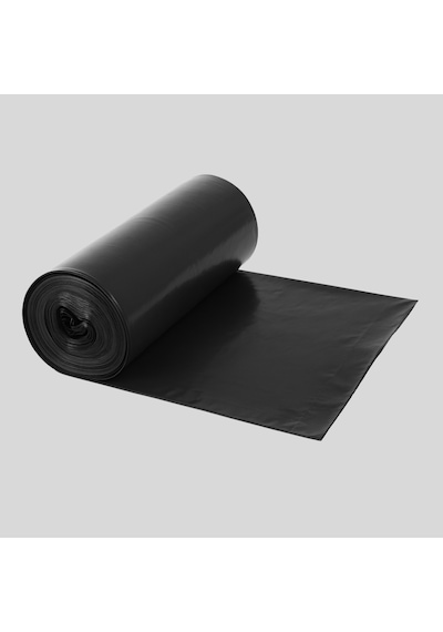 Mulpex Jumbo Boy Siyah Çöp Torbası 80x110 Cm 1 Rulo 1300 G %2 Dayanıklı Ve Kalın, Ağır Hizmet Geri Dönüşüm