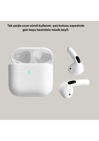 2. Nesil Bluetooth 5.0 Dokunmatik Kulaklık Ipx7, 8 Saat Kullanım, Kablosuz Şarj 00