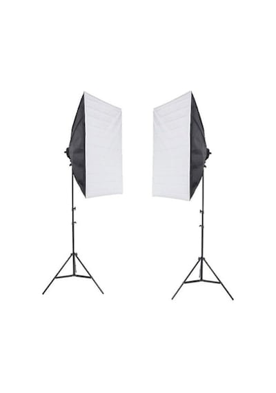 Rabsev Softbox 50x70 CM Tek Duylu Sürekli Işık Youtube Video Ve Fotoğraf Çekimi 2'li Set