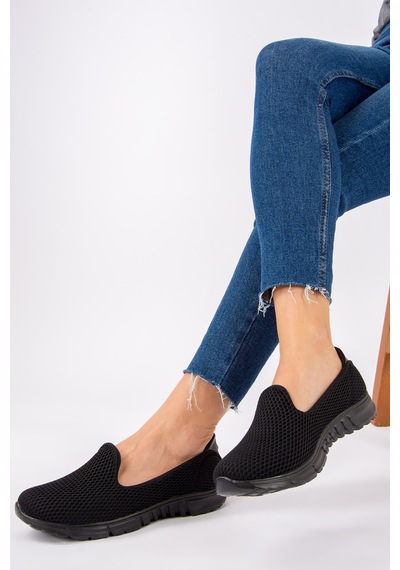 Fox Shoes Siyah Kadın Ayakkabı F328344804 Siyah