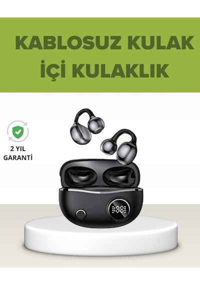Açık - 516 - Kulak Tasarımlı Bluetooth 5.4 Kablosuz Kulaklık Uzun - Spt-gld - Pil Ömrü